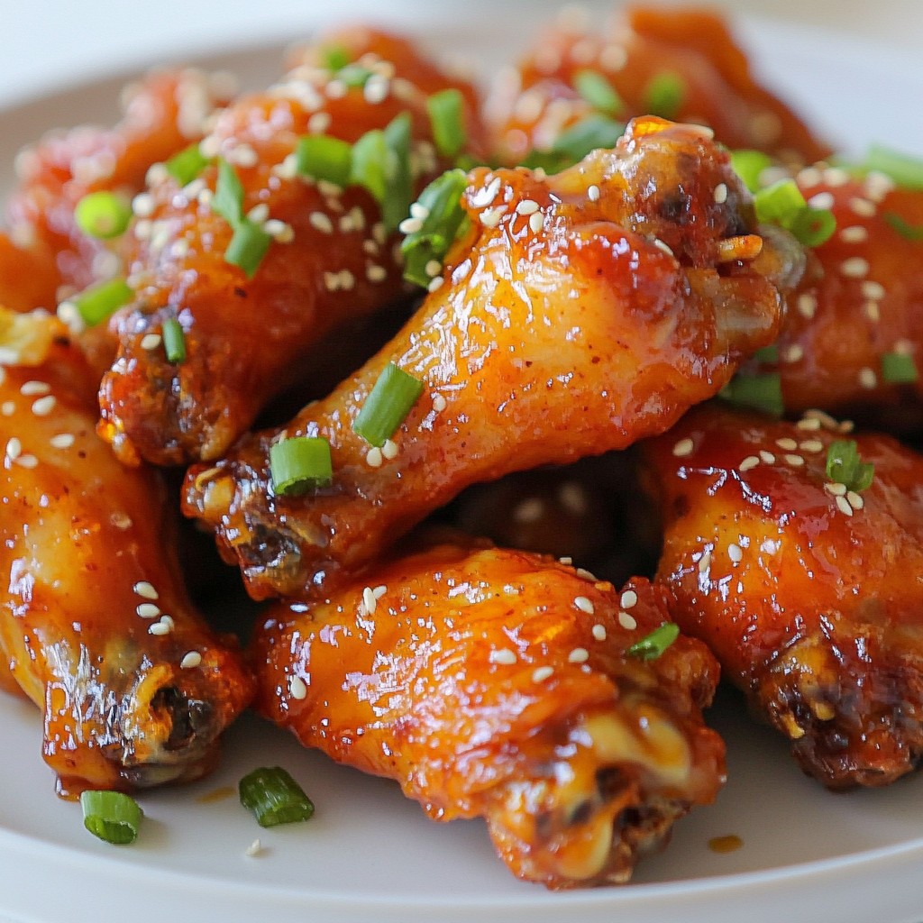 Honey Sriracha Chicken Wings Flavorful and Easy Recipe